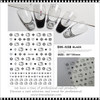 NAIL STICKER Cartoon, Hello Kitty & LV Black #DH-538